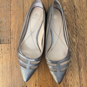 Isola Silver Mesh Detail Flats (10)